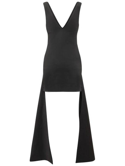 JW Anderson V Neck Draped Dress - JW ANDERSON - BALAAN 2