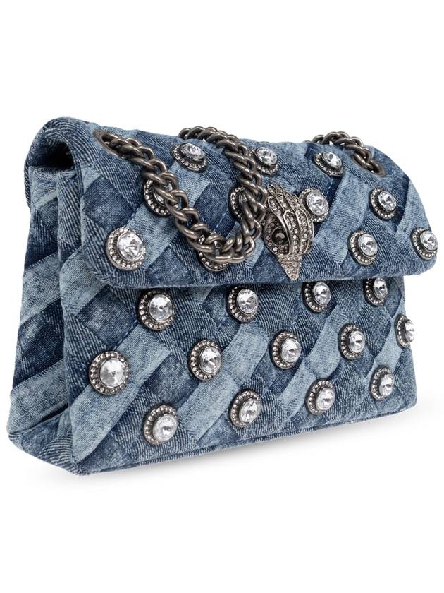 Kurt Geiger Shoulder Bag Kensington Crystals Mini, Women's, Blue - KURT GEIGER - BALAAN 4