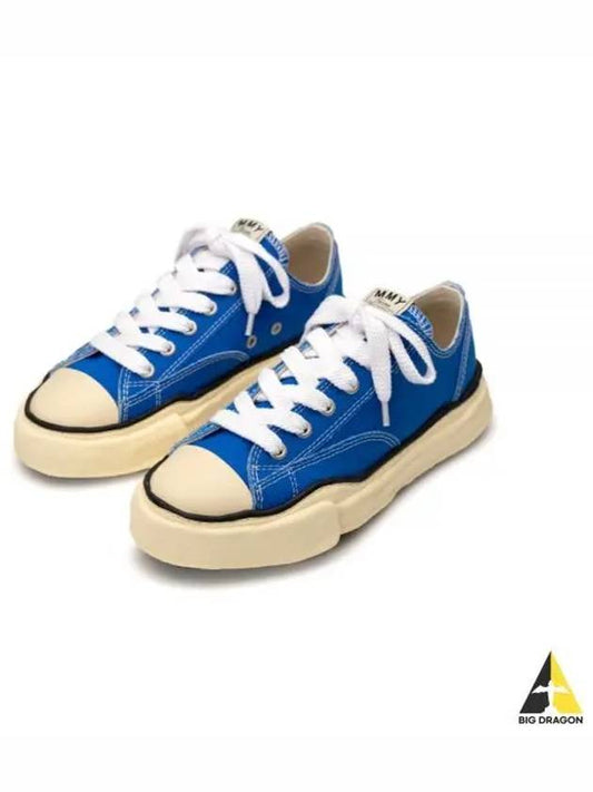 A09FW733 CL BLUE Peterson OG Sole Canvas Low Top Sneakers - MIHARA YASUHIRO - BALAAN 1