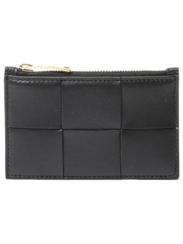 Intrecciato Zipper Card Case Women s Wallet - BOTTEGA VENETA - BALAAN 1