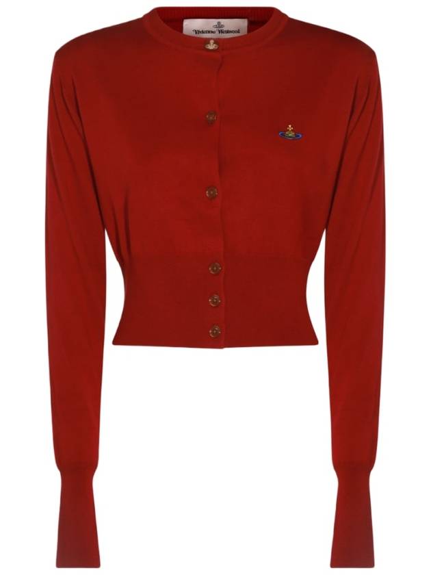 Bea Crop Cardigan Wine - VIVIENNE WESTWOOD - BALAAN 2