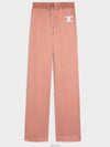 E32 2P870164I24PI Women s Pants Trousers Cotton Slacks Logo TRIOMPHE ATHLETIC IN SATIN - CELINE - BALAAN 2