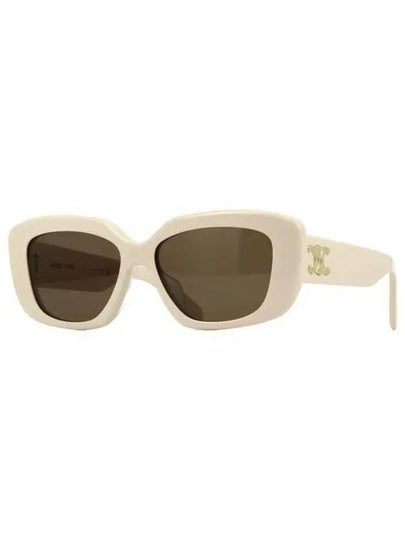 Eyewear Triomphe 04 Rectangle Sunglasses Ivory - CELINE - BALAAN 2