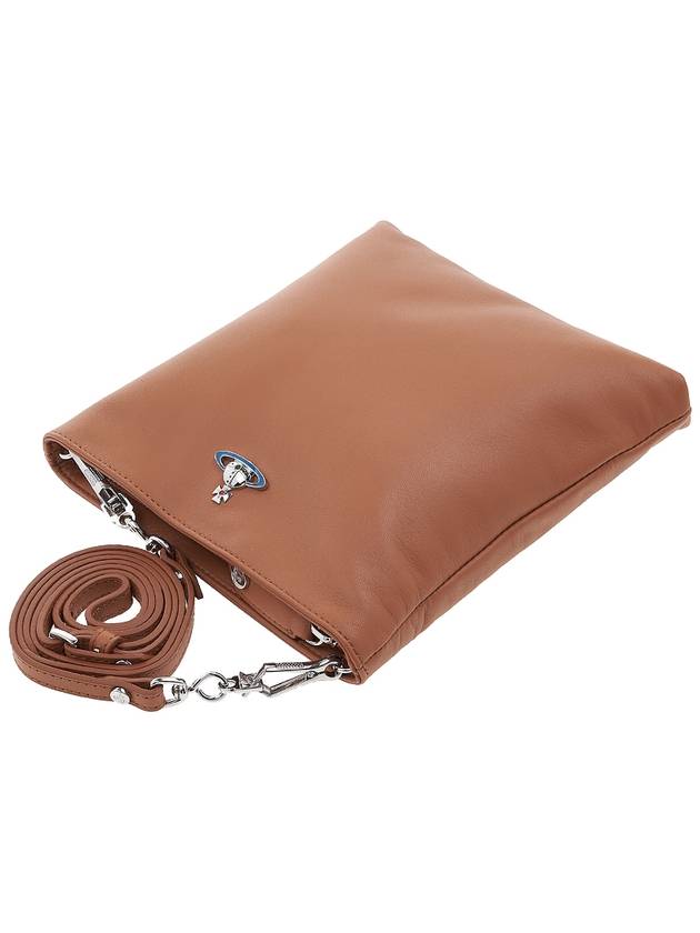 Square Logo Cross Bag Brown - VIVIENNE WESTWOOD - BALAAN 5