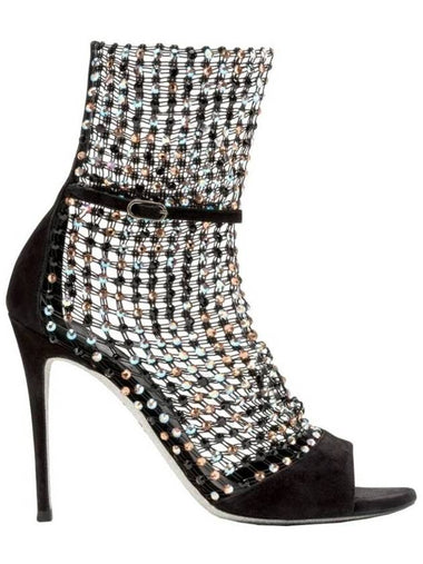 Rene Caovilla Ladies Galaxia Rhinestone Mesh Sandals, Brand Size 35 ( US Size 5 ) - RENE CAOVILLA - BALAAN 1