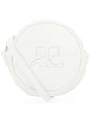 Reedition Sac Petit Cercle Cross Bag White - COURREGES - BALAAN 3