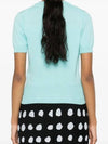 Bea Embroidery Logo Knit Top Aqua - VIVIENNE WESTWOOD - BALAAN 3