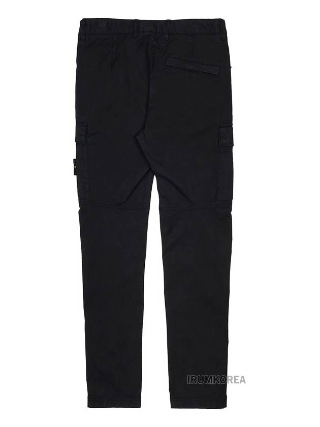 Compass Patch Straight Pants Black - STONE ISLAND - BALAAN 3