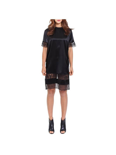 Silk Short Dress Black - GIVENCHY - BALAAN 1