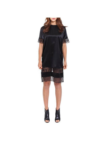 Silk Short Dress Black - GIVENCHY - BALAAN 1