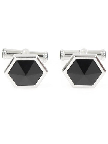 118599 Steel Onyx Sartorial Cuff Links - MONTBLANC - BALAAN 1