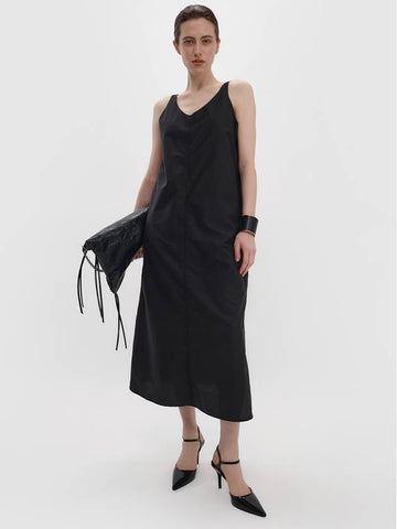 SLEEVELESS LONG DRESS_BLACK - MAGJAY - BALAAN 1