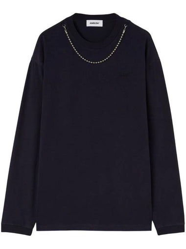 ball chain cotton sweatshirt BMAB026F23JER0014646 - AMBUSH - BALAAN 1