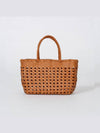 Cannage Kanpur Basket Tote Bag Tan Brown - DRAGON DIFFUSION - BALAAN 2