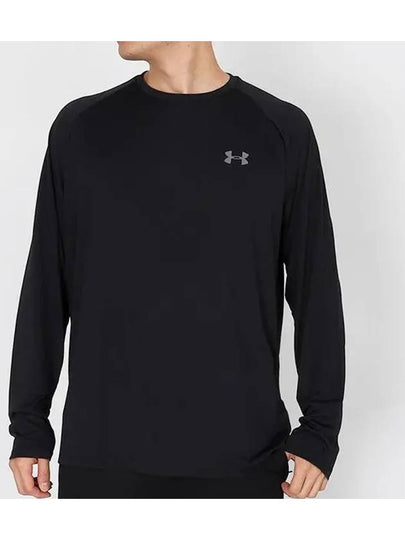 Tech Long Sleeve T-Shirt Black - UNDER ARMOUR - BALAAN 2