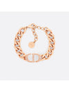 30 Montaine Link Bold Chain Bracelet Pink - DIOR - BALAAN 1