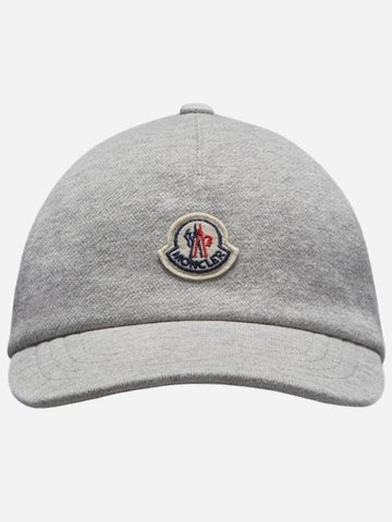 Cotton embroidery ball cap gray 3B00010 80448 984 - MONCLER - BALAAN 1