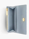 Caro XS Supple Cannage Calfskin Card Wallet Blue - DIOR - BALAAN 6