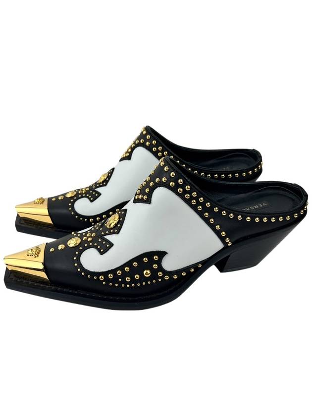 Women's Studded Loafer Mule 17186184JS - VERSACE - BALAAN 3