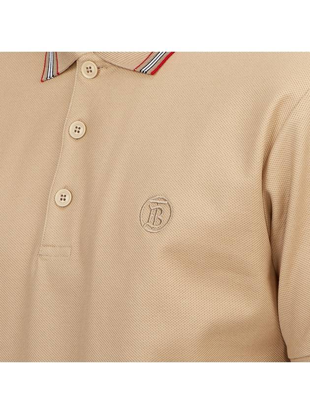 TB Embroidered Logo Polo Shirt Beige - BURBERRY - BALAAN 7