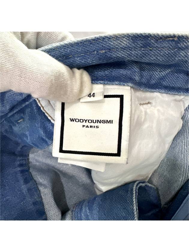 44 WYM Men s One Tuck Washed Wide Denim Pants Blue - WOOYOUNGMI - BALAAN 10