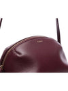 Judy leather mini cross bag burgundy - CHLOE - BALAAN.