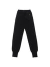 ORB Logo Drawstring Knit Leggings Black - VIVIENNE WESTWOOD - BALAAN 1