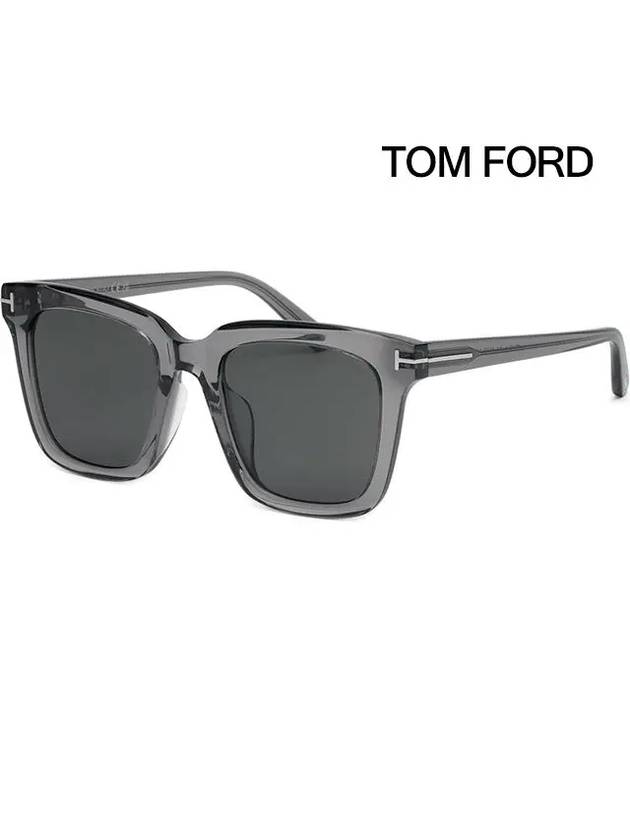 Sunglasses TF969K 20A Horn rimmed transparent square fashion Asian fit - TOM FORD - BALAAN 1