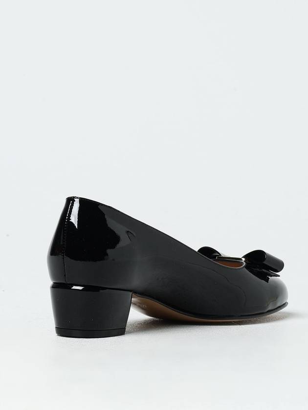 Vara Bow Patent Pumps Black - SALVATORE FERRAGAMO - BALAAN 4