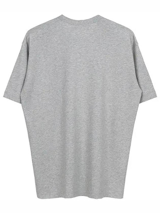 Lacoste Gray Logo T Shirt FLT010W23 TOP GREY - COMME DES GARCONS - BALAAN 2