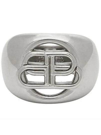 BB Signature Bold Ring Silver - BALENCIAGA - BALAAN 2