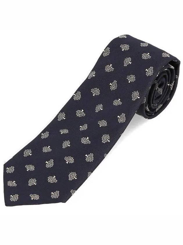 VT4008 010 U888 All Over Tree Tie - MULBERRY - BALAAN 2