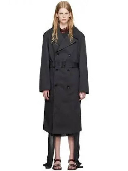 Military Double Breasted Trench Coat Grey - LEMAIRE - BALAAN 2