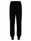 Women's White Graffiti Logo Jogger Pants Black - ALEXANDER MCQUEEN - BALAAN 1