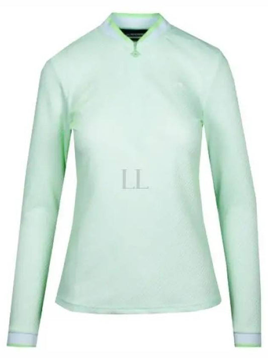 Leonora Mid Layer Long Sleeve T-Shirt Patina Green - J.LINDEBERG - BALAAN 2