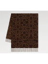 Women's LV In Bloom Scarf Brown - LOUIS VUITTON - BALAAN 3