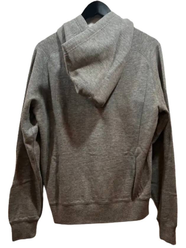 Half Zip-Up Hoodie Grey - TOM FORD - BALAAN 3