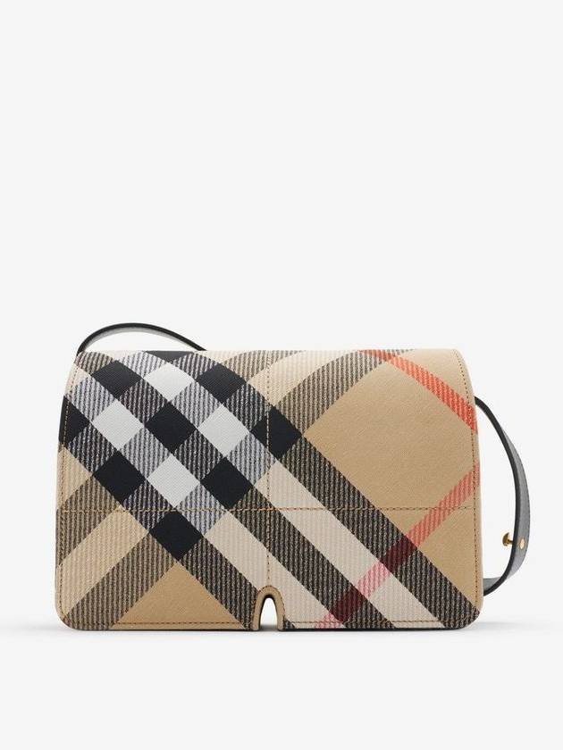 Snip Check Shoulder Bag Sand - BURBERRY - BALAAN 2