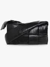 Cassette Intrecciato Tech Padding Cross Bag Black - BOTTEGA VENETA - BALAAN 2