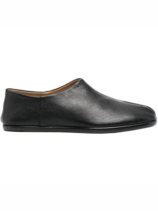 Square Toe Flat Loafers Black - MAISON MARGIELA - BALAAN 1