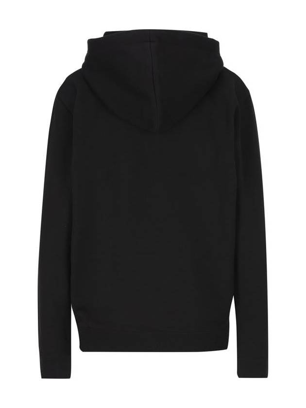 Signature Logo Hooded Top Black - SAINT LAURENT - BALAAN 3