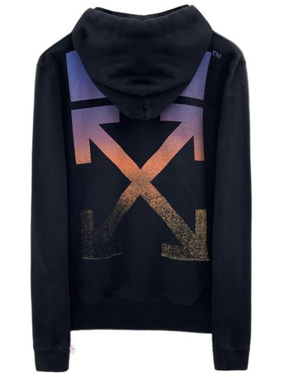 Arrow Printing Slim Hoodie Black - OFF WHITE - BALAAN 2