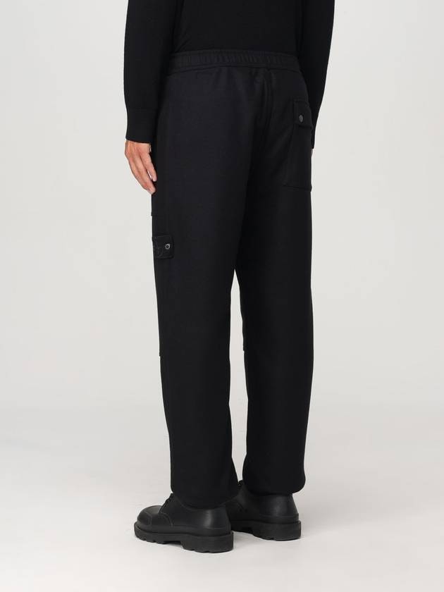 Ghost Regular Track Pants Black - STONE ISLAND - BALAAN 4