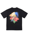 M243TS06 715B Swaying Flower Back Logo Women s Short Sleeve T Shirt - WOOYOUNGMI - BALAAN 4