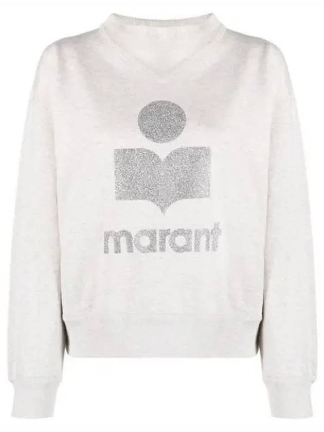 Etoile SW0003FA A1M77E Moby Glitter Logo Sweatshirt 1007972 - ISABEL MARANT - BALAAN 1