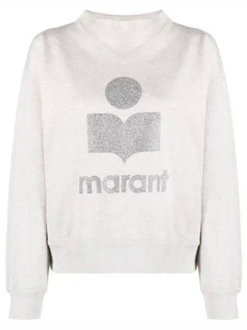 Etoile SW0003FA A1M77E Moby Glitter Logo Sweatshirt 1007972 - ISABEL MARANT - BALAAN 1