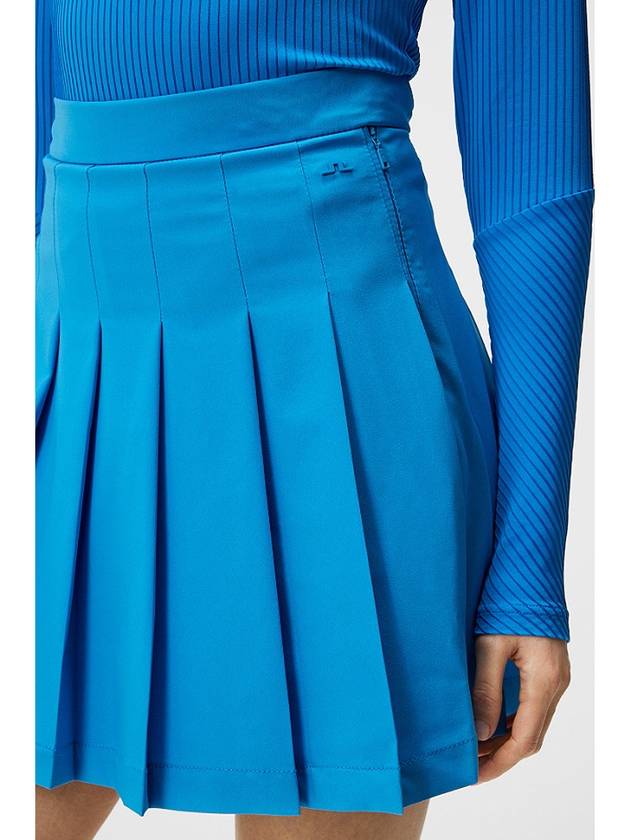 Women's Adina Golf Skirt Brilliant Blue - J.LINDEBERG - BALAAN 3