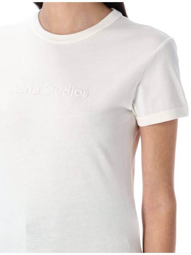 short sleeve t shirt AL0469 AEH COLD WHITE - ACNE STUDIOS - BALAAN 4