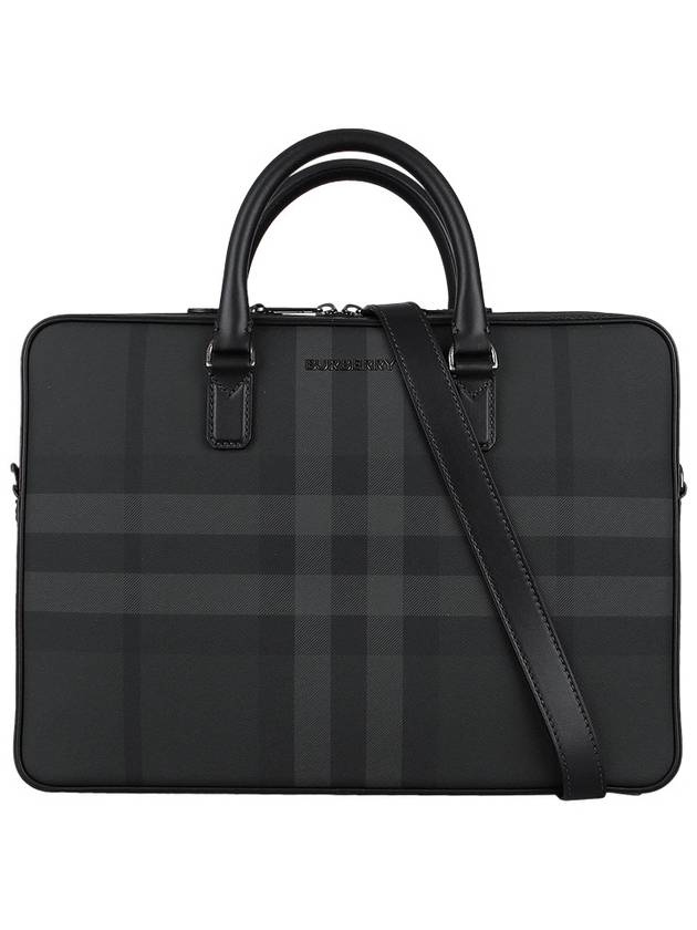 Slim Ainsworth Check Case Dark Grey - BURBERRY - BALAAN 3