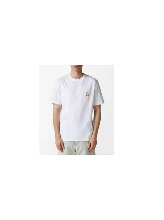 Speedy Fox Patch Comfort Short Sleeve T-Shirt White - MAISON KITSUNE - BALAAN 2